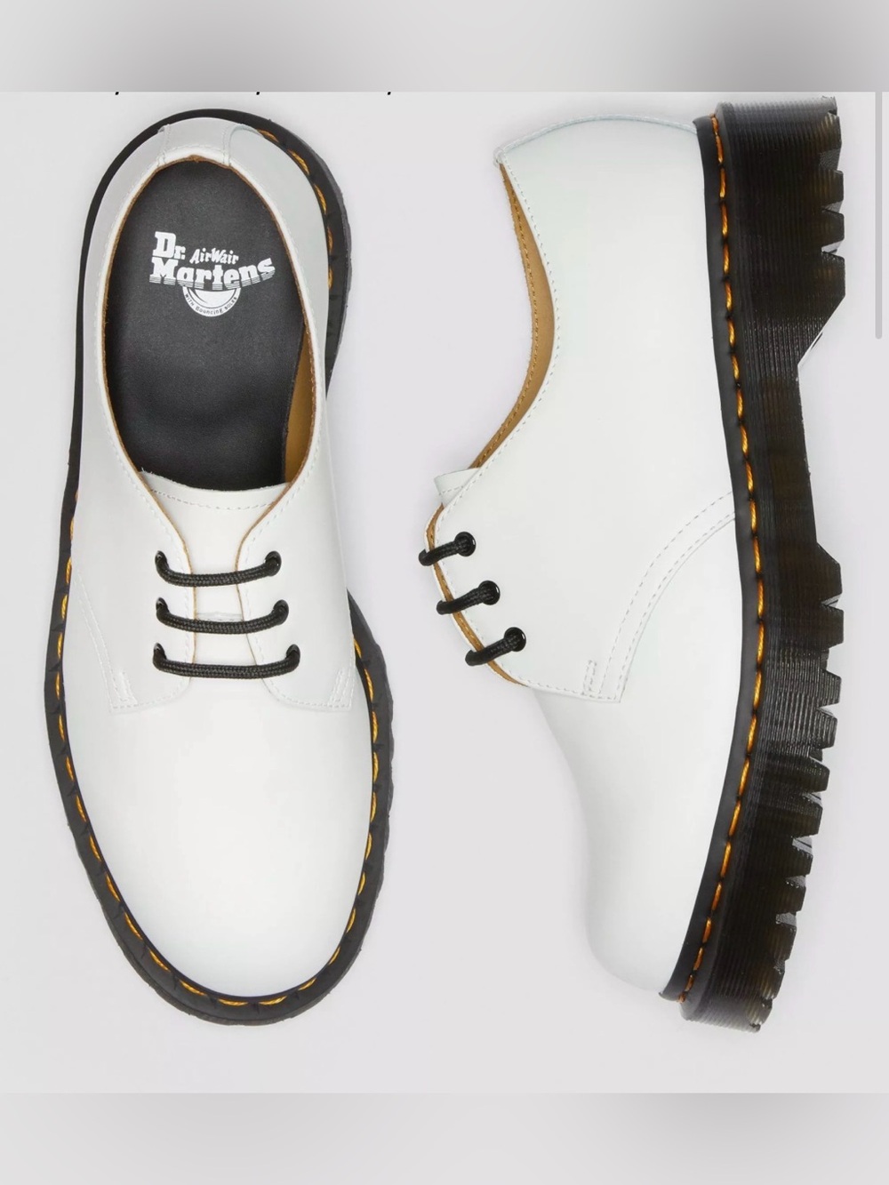 NWOB Dr. Martens Bex Smooth Leather Oxford Platform Shoes - Men’s 8 Women’s 9